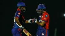 File Photo Delhi Capitals batsman Axar Patel and Lalit Yadav