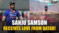 Sanju Samson receives love from Qatar