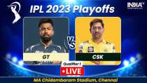 GT vs CSK IPL Qualifier 1 Live Score: Hardik Pandya's Gujarat face MS Dhoni-led Chennai 