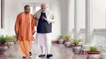Prime Minister Narendra Modi with Uttar Pradesh Chief
