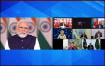 PM Narendra Modi at G20 Virtual Summit.