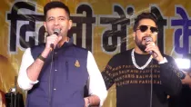 AAP MP Raghav Chadha jams with Mika Singh at Delhi poll rally, sets stage on fire | Watch video 