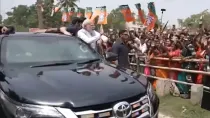 PM Modi holds roadshow in Bengal's Barrackpore as campaigning for final phase of voting ends today  