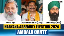 Ambala Cantt Assembly Election 2024: Will BJP's top gun Anil Vij prevail for fourth time in a row?