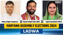 Ladwa Assembly Election 2024: CM Nayab Saini up against Congress' Mewa Singh, INLD's Sapna Brashami