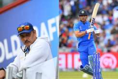 MS Dhoni Ravi Shastri