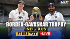 IND vs AUS 1st Test Live Score and Updates