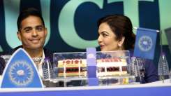 Akash Ambani and Nita Ambani.