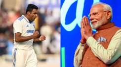 Ravichandran Ashwin and Prime Minister Narendra Modi.