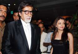 Amitabh Bachchan with Aishwarya Rai