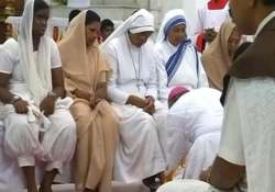 Washing feet ritual