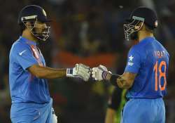 MS Dhoni and Virat Kohli