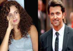 Kangana Ranaut and Hrithik Roshan 