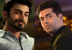 Fawad Khan and Karan Johar