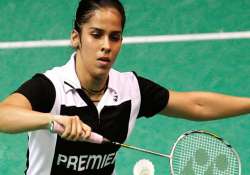 Indian shuttlers Saina Nehwal registered fighting victory