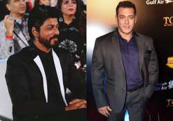 Salman and Shah Rukh Khan in Dubai