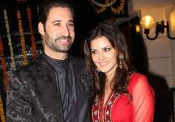 Daniel Weber with Sunny Leone