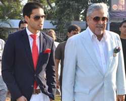 Vijay Mallya with son Sid Mallya