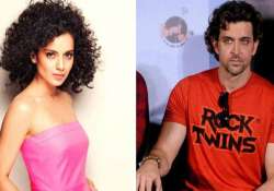 Kangana Ranaut and Hrithik Roshan