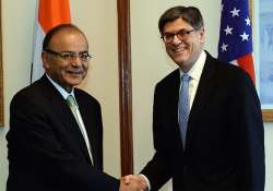 Arun Jaitley and Jacob Lew