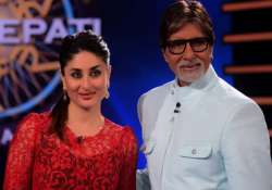 Kareena Kapoor with Amitabh Bachchan