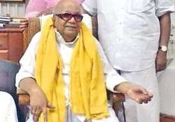 DMK chief M. Karunanidhi.