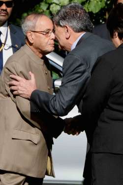 President Pranab Mukherjee in Auckland