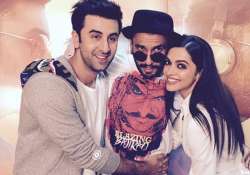 Ranbir Kapoor with Ranveer Singh and Deepika Padukone