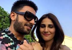 Ranveer Singh and Vaani Kapoor on 'Befikre' sets