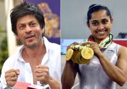 Shah Rukh Khan and Dipa Karmakar