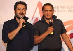 Emraan Hashmi with Mohammad Azharuddin