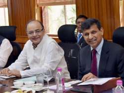 File photo of RBI Governor Raghuram Rajan and Finance minister Arun Jaitley