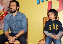 Emraan Hashmi with his son