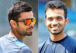 Virat Kohli and Ajinkya Rahane