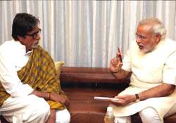 Amitabh Bachchan and Narendra Modi