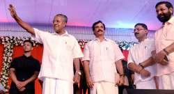 Newly sworn-in chief minister of Kerala Pinarayi Vijayan