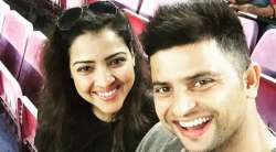 Suresh Raina with his wife Priyanka