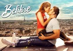 Befikre second poster starring Ranveer, Vaani