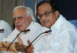 Chidambaram, Kapil Sibal 