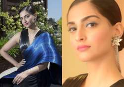 Sonam Kapoor dazzles in Blue Sari at Cannes 2016