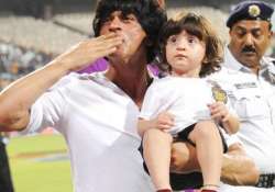 Shah Rukh Khan with AbRam