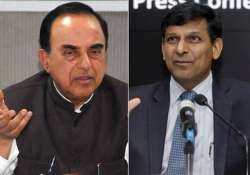 Subramanian Swamy, Raghuram Rajan