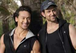 Tiger Shroff with Hrithik Roshan