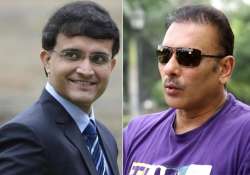 Sourav Ganguly and Ravi Shastri