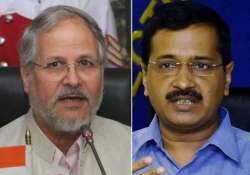 Najeeb Jung and Arvind Kejriwal