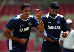 Anil Kumble and Harbhajan Singh