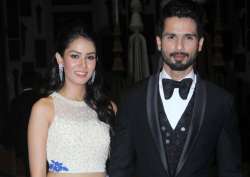 Shahid Kapoor with wife Mira Rajput