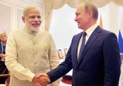 Narendra Modi and Vladimir Putin