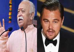 Has Mohan Bhagwat roped in Leonardo Di Caprio for RSS’ beef ban movement?