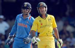 MS Dhoni and Ricky Ponting